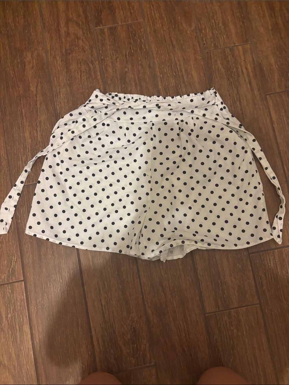 Polka Dot Tie Shorts